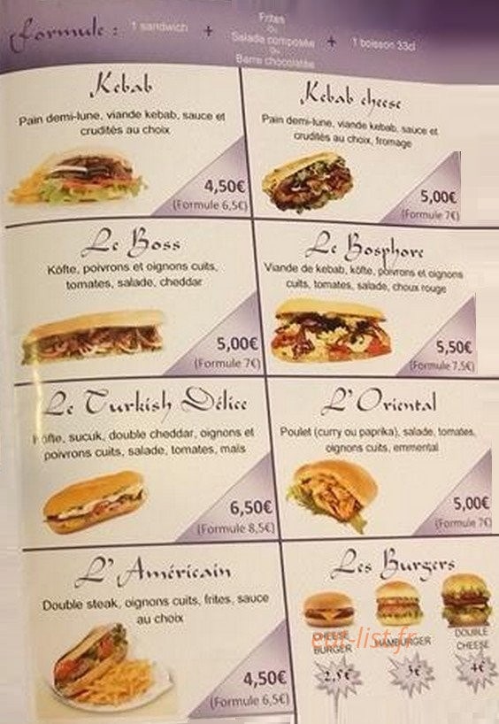 Le Bosphore — carte page 3