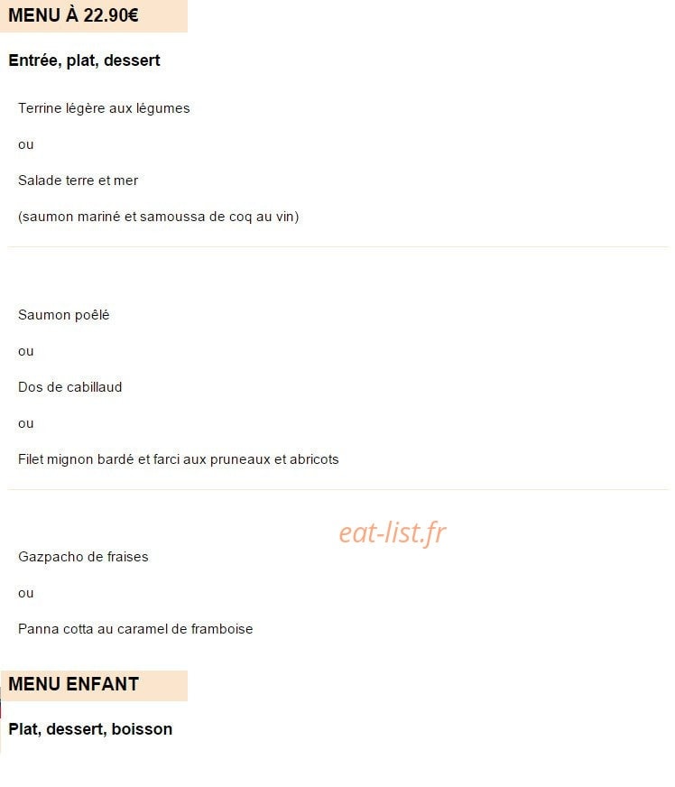 Le grill saint laurent — carte page 2