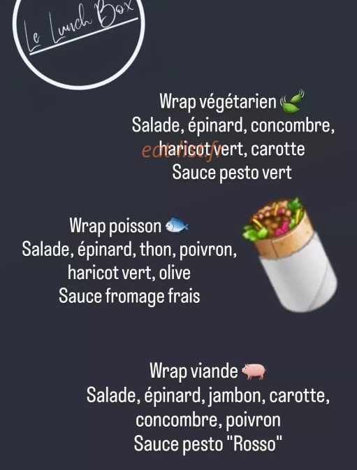 Le Lunch Box — carte page 1