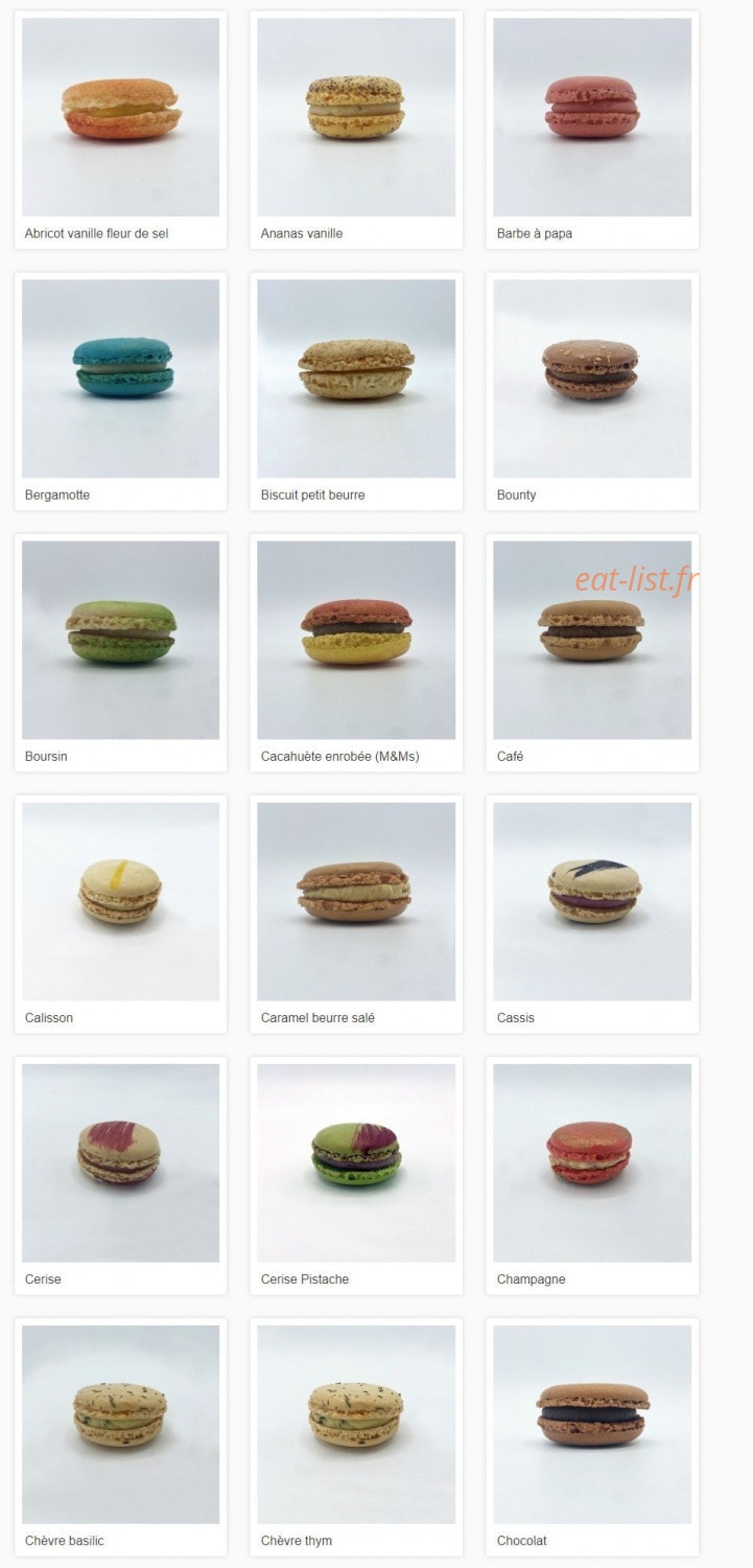 Le Monde du Macaron — carte page 4