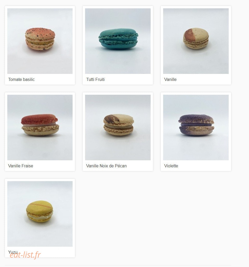 Le Monde du Macaron — carte page 8