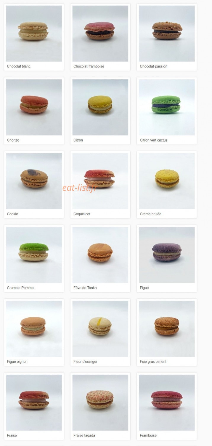 Le Monde du Macaron — carte page 5