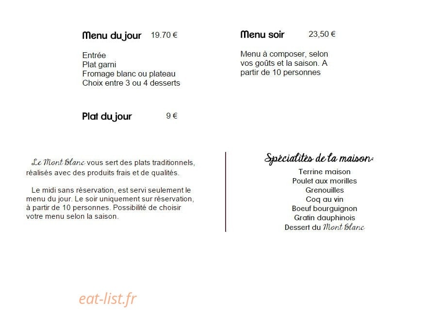 Le Mont Blanc — carte page 1