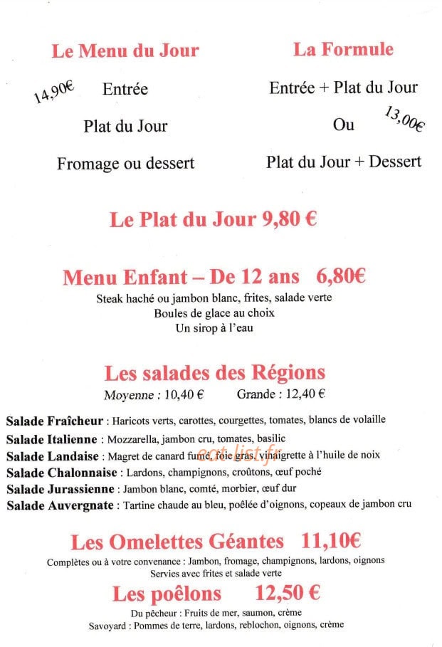 Le Ninou — carte page 1