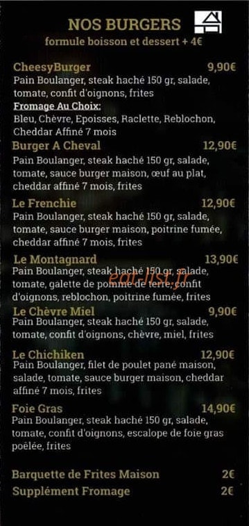 Le Resto — carte page 2
