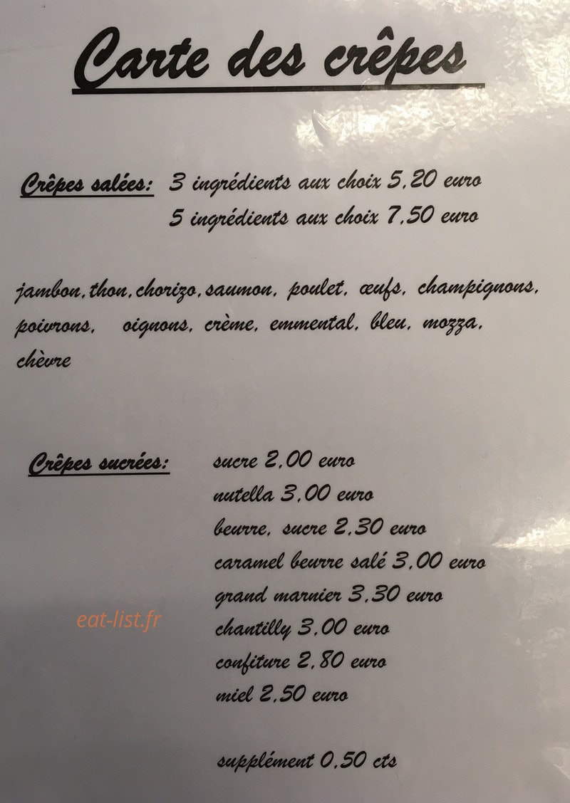 Le Smile Gourmand — carte page 5