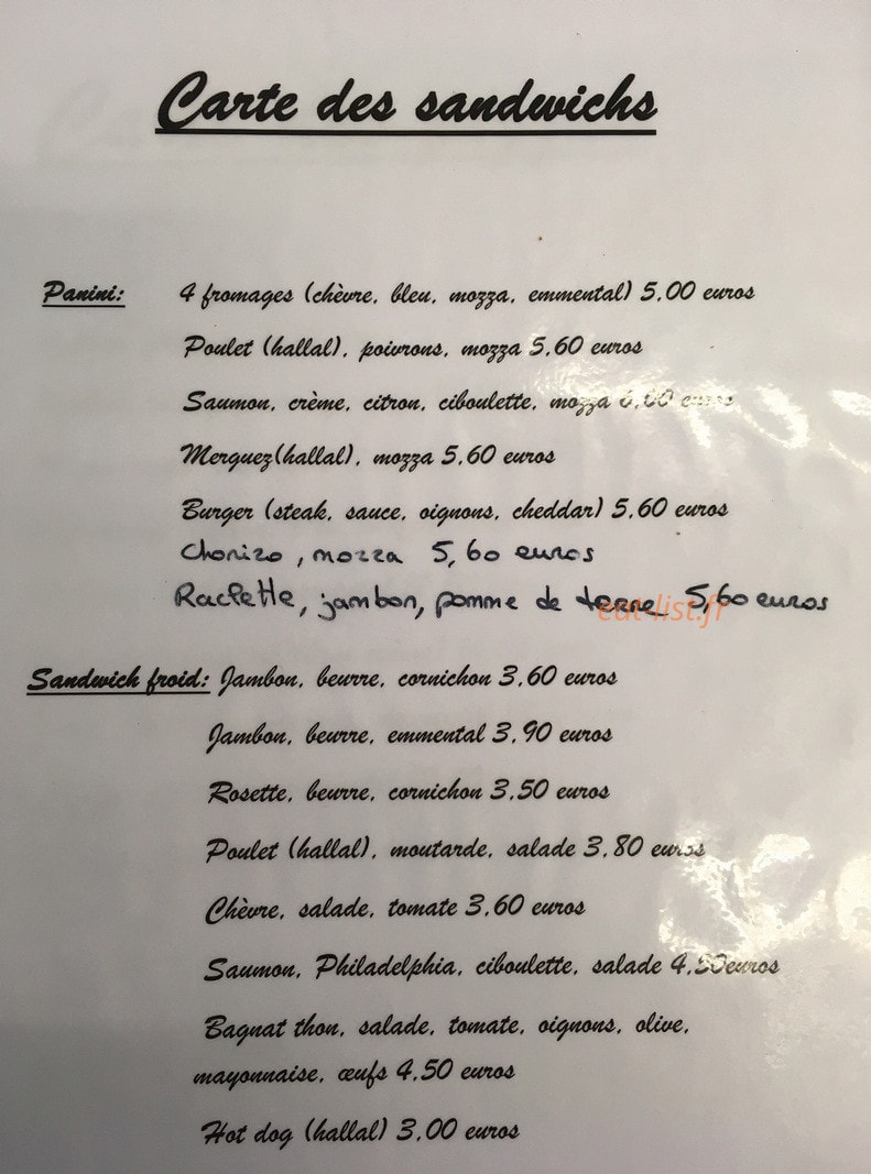 Le Smile Gourmand — carte page 4