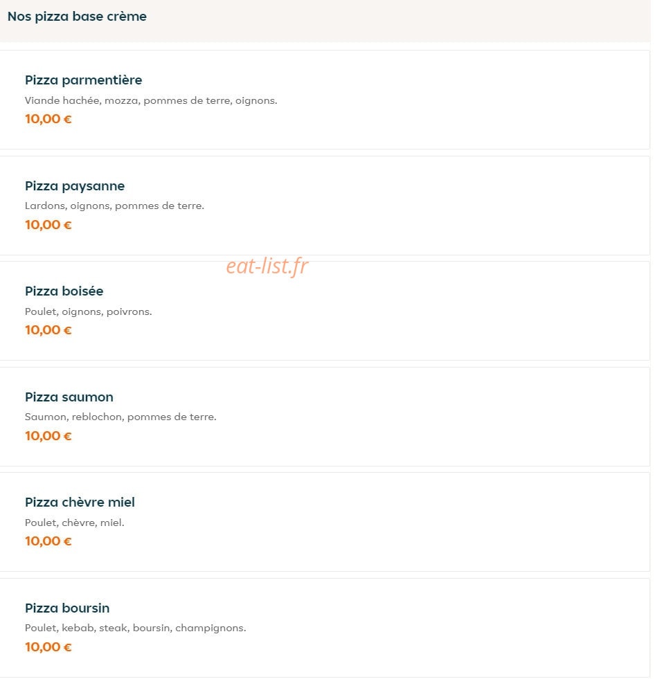 My Food — carte page 8