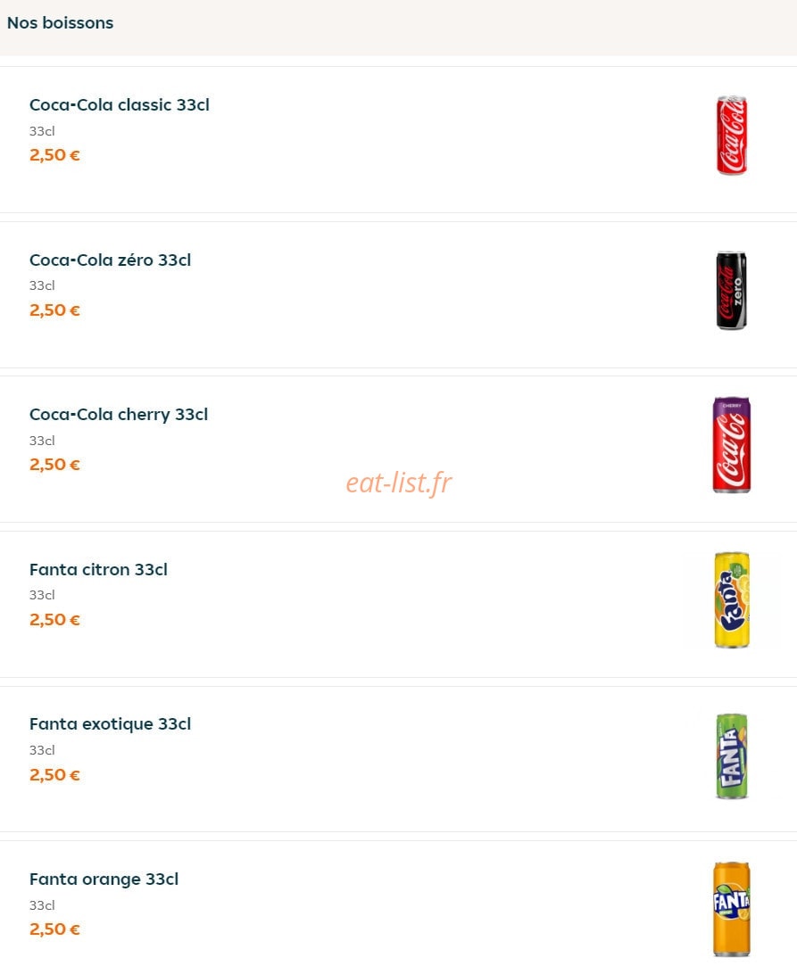 My Food — carte page 13