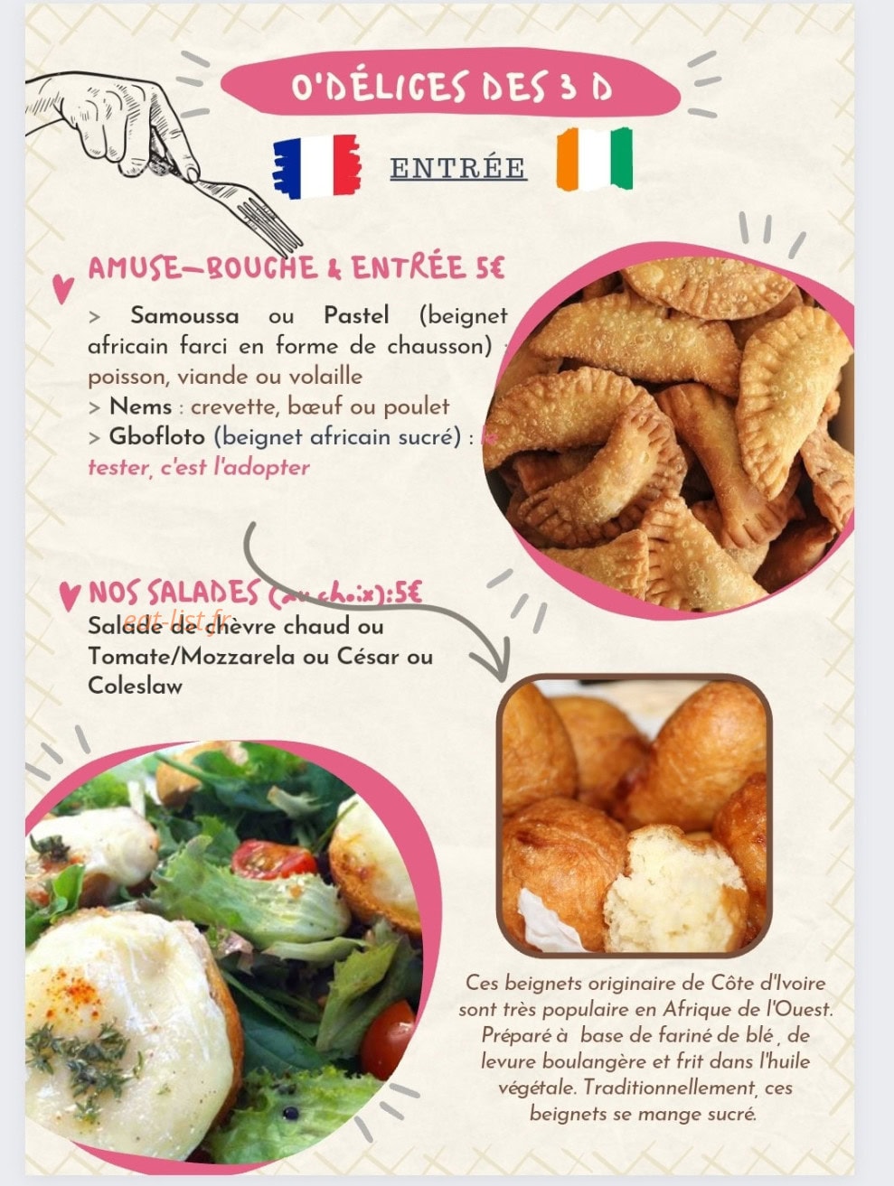 O Délices des 3D — carte page 1