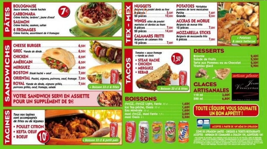 Palazio pizza — carte page 7