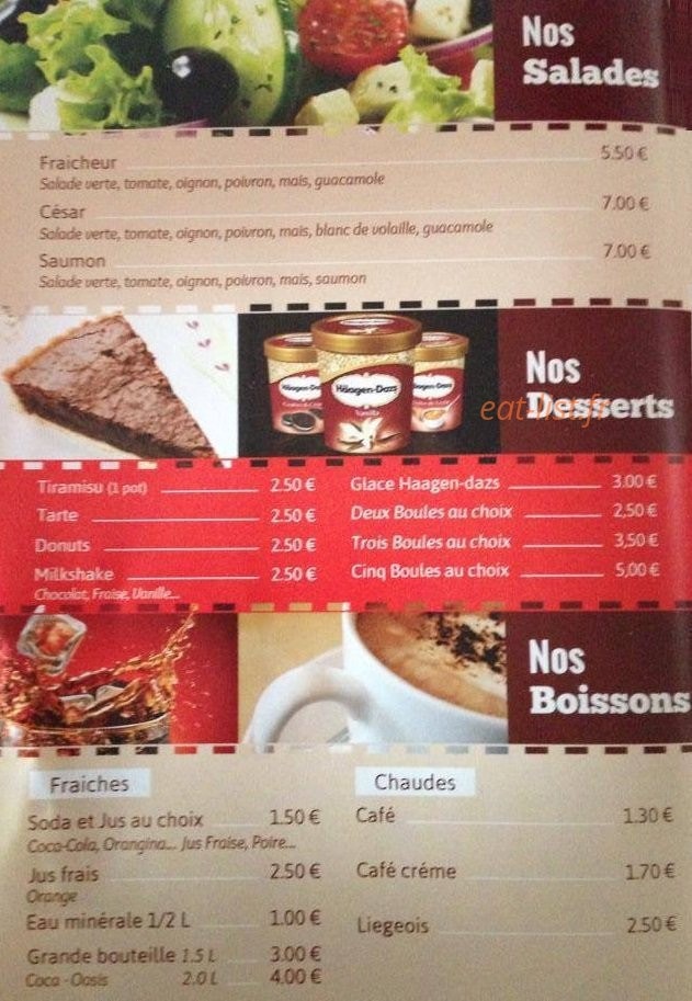 Planete food — carte page 5