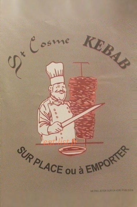 Saint Cosme Kebab — carte page 1