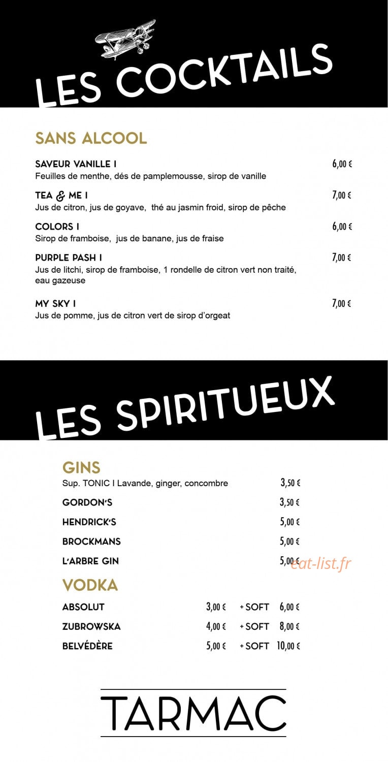 Tarmac — carte page 12