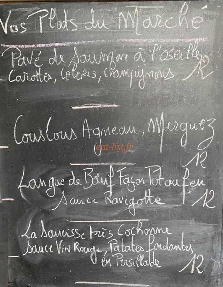 Zinc à Flo — carte page 1