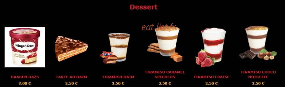 Street Food — carte page 23