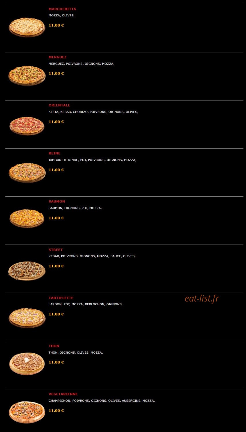 Street Food — carte page 3