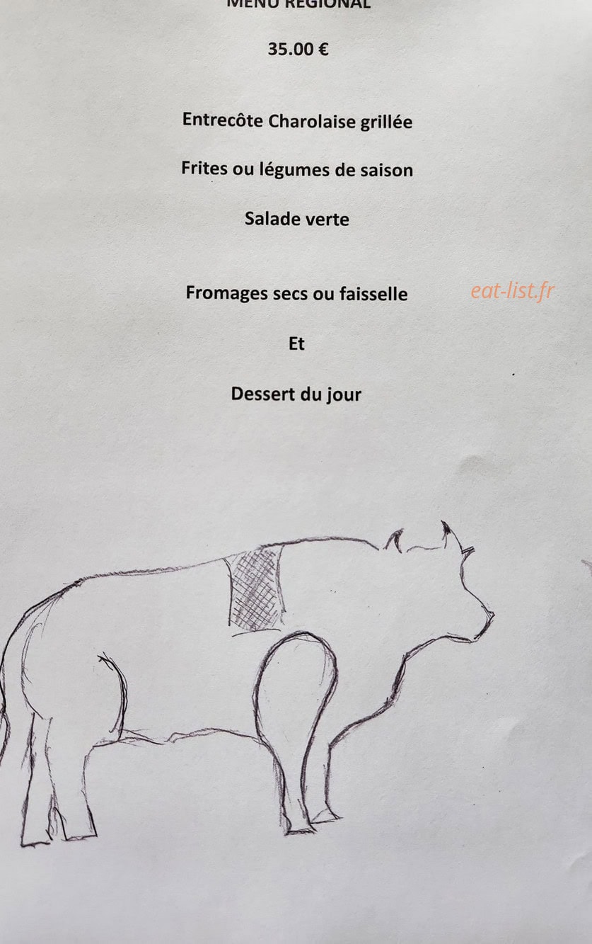 Auberge du Prieuré — carte page 5