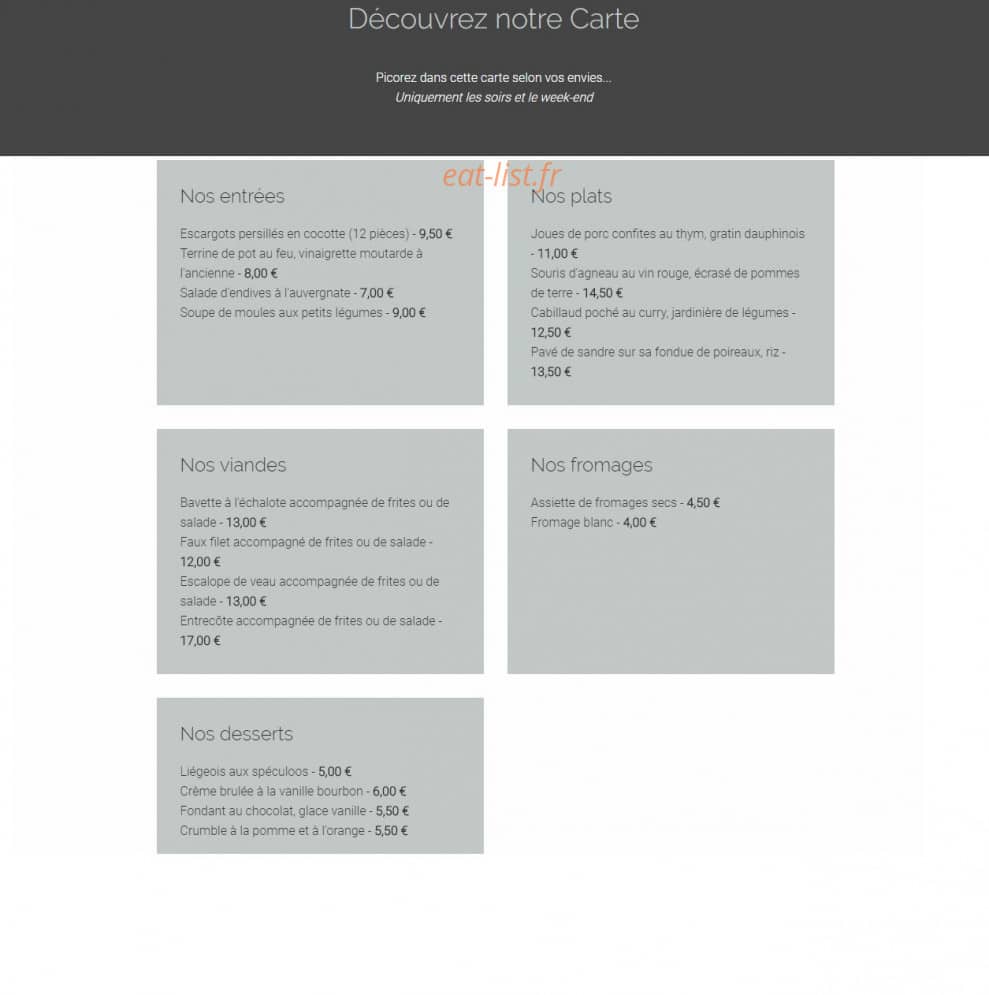 Le Première Ligne — carte page 2