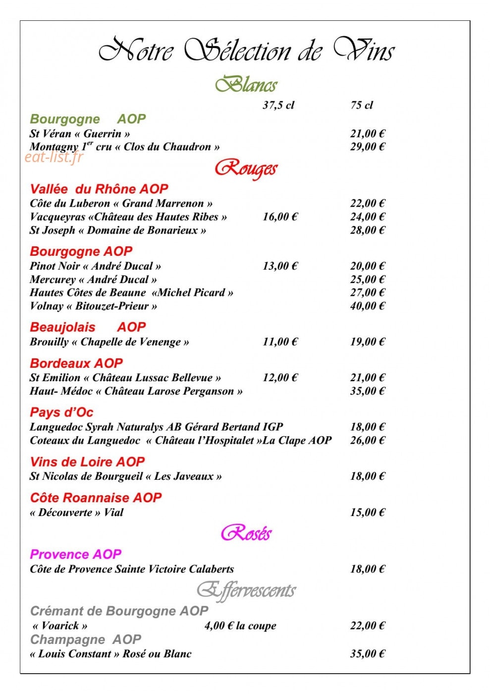 Le Vieux Puits — carte page 7