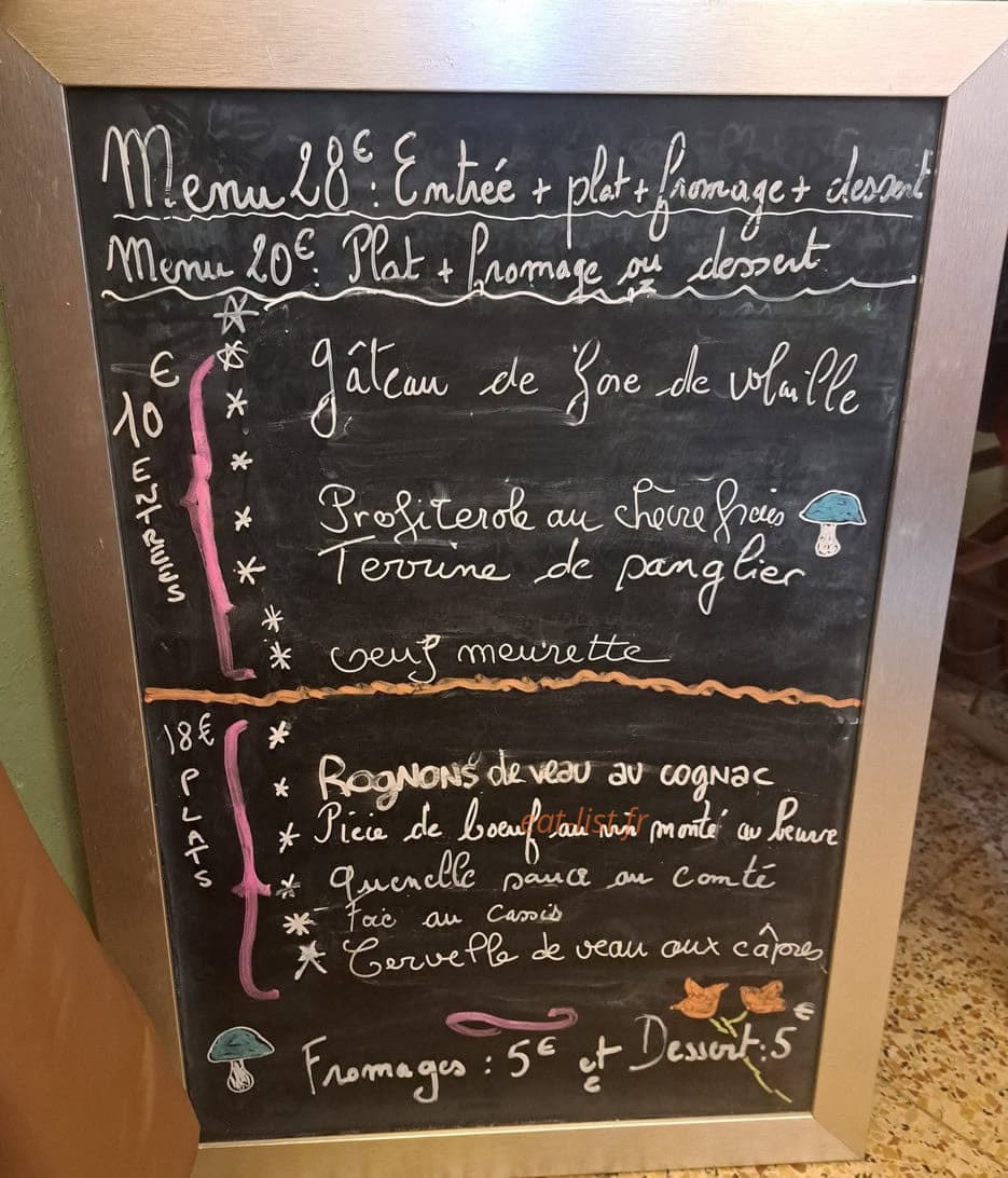 Le comptoir Brionnais — carte page 1