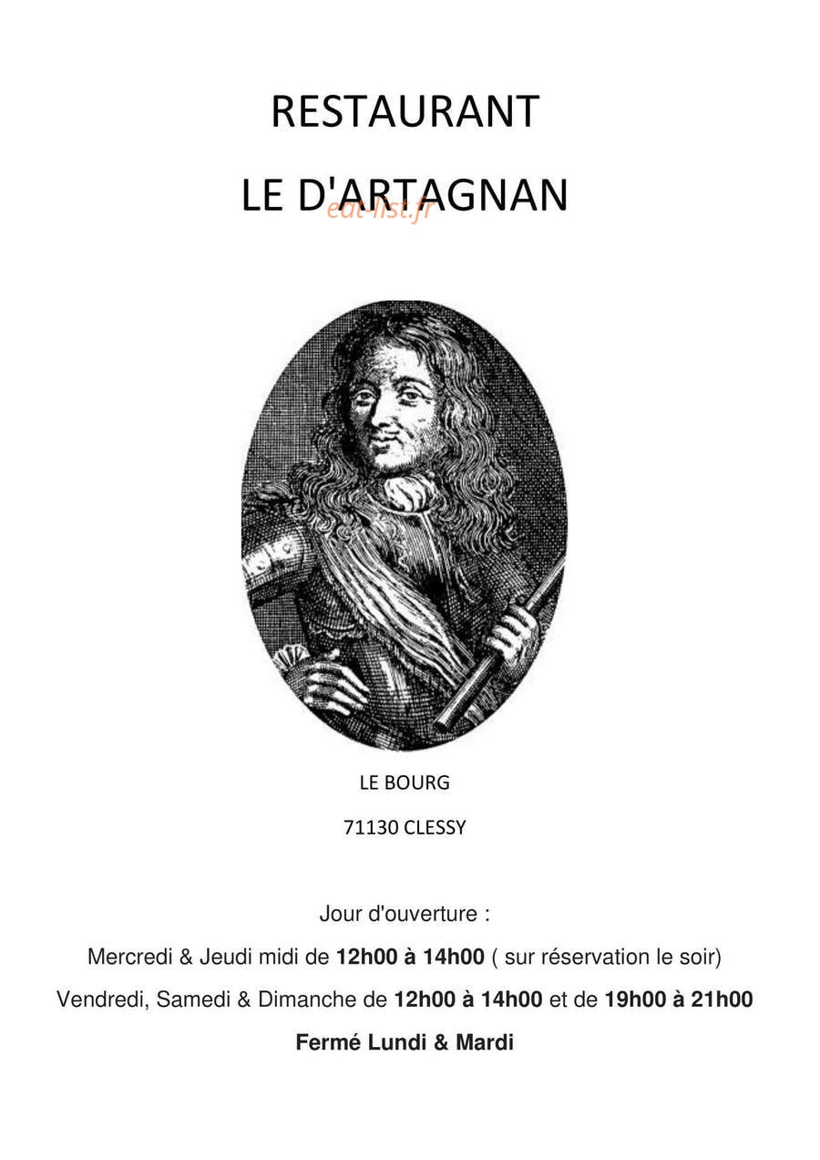Le D’artagnan — carte page 1