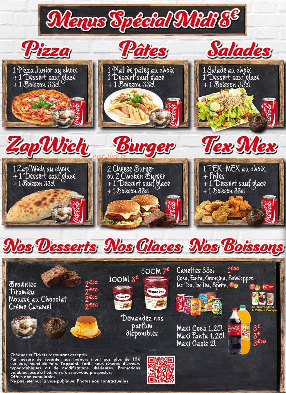 Allo Pizza — carte page 4