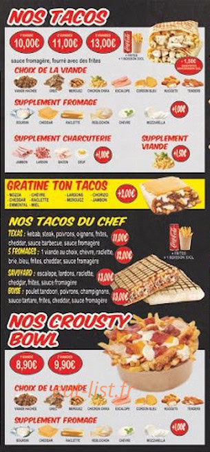 Foodtime — carte page 2
