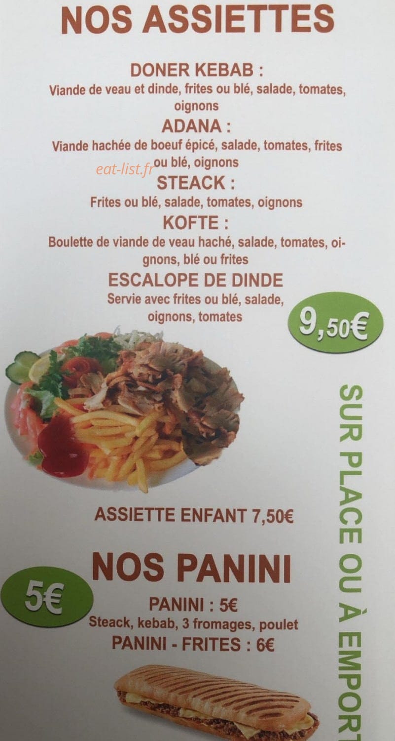 Royal kebab — carte page 3