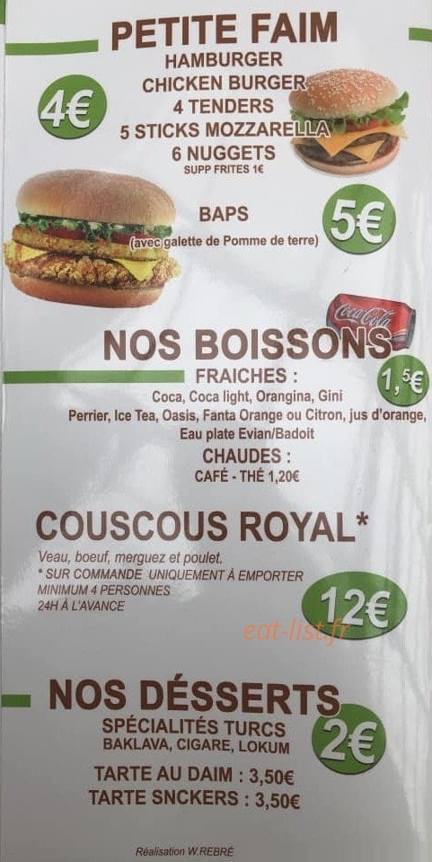Royal kebab — carte page 2