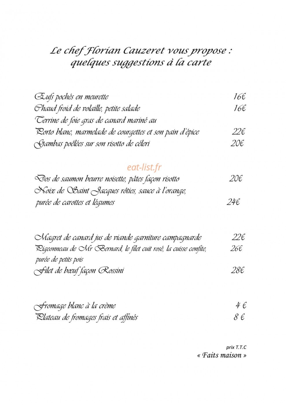Le Vendangerot — carte page 2