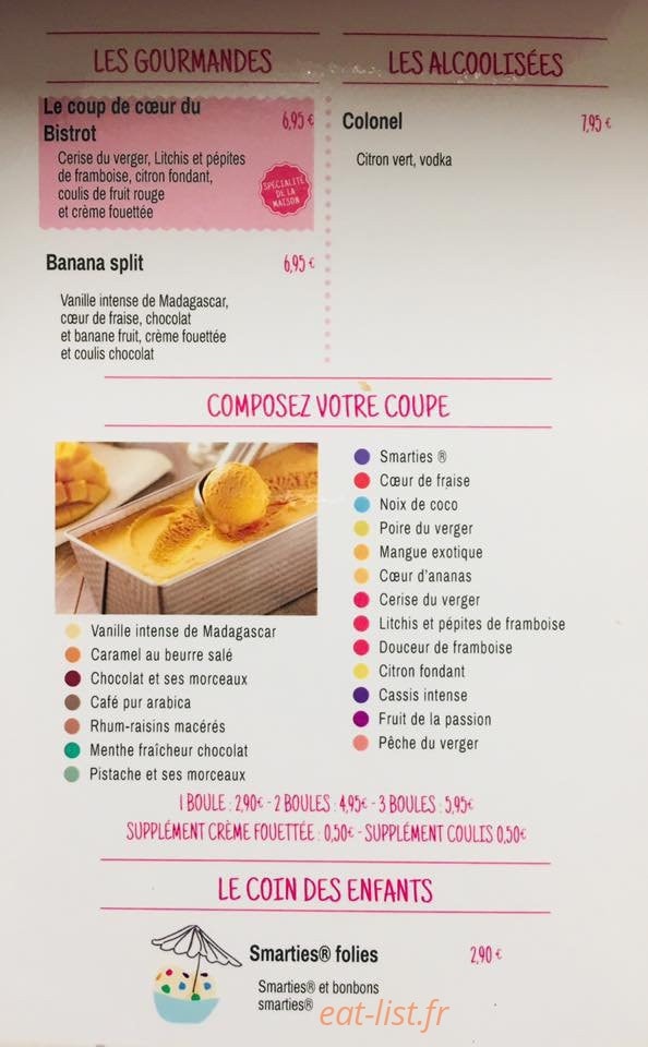 Bistrot du marché — carte page 6
