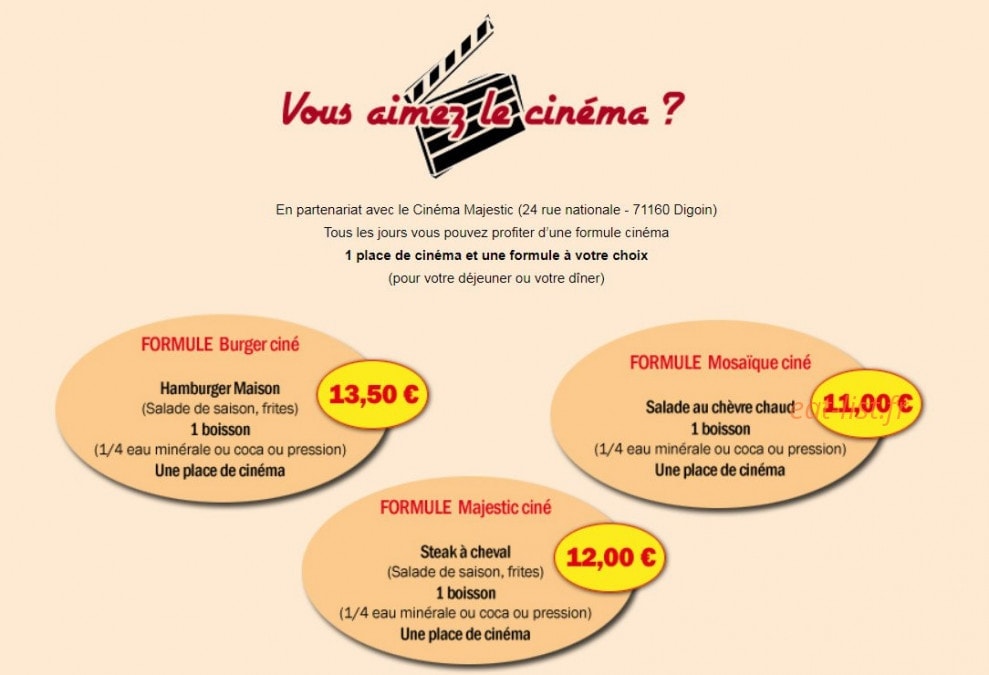Chez Lily — carte page 1