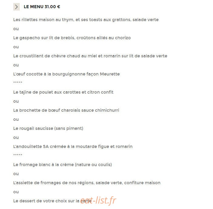 Le Merle Blanc — carte page 2