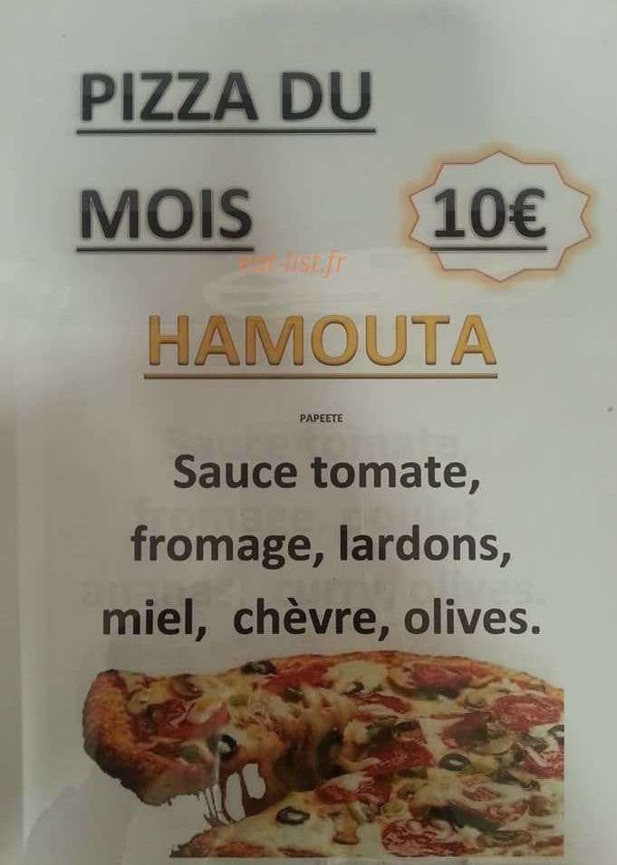 Boulangerie chandioux — carte page 1