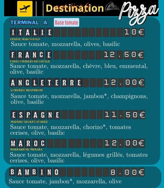 Pizz’A380 — carte page 1