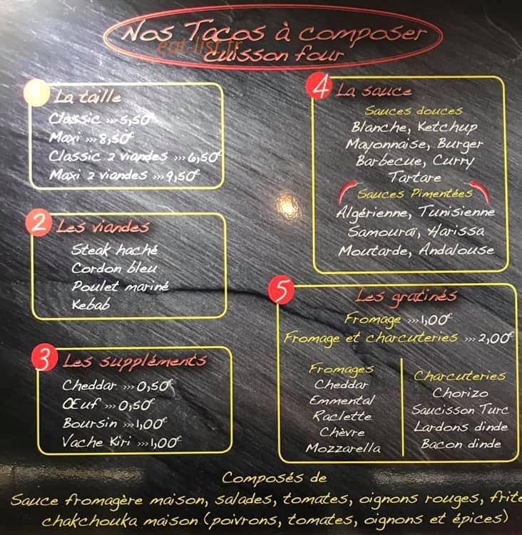 Restaurant Istanbul — carte page 2
