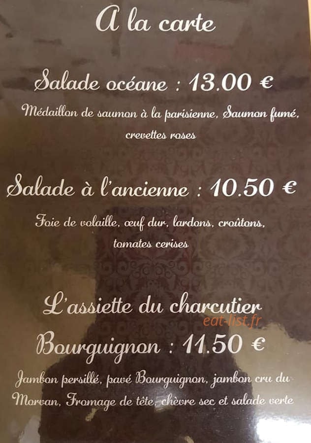 Chez la Mère Michel — carte page 2