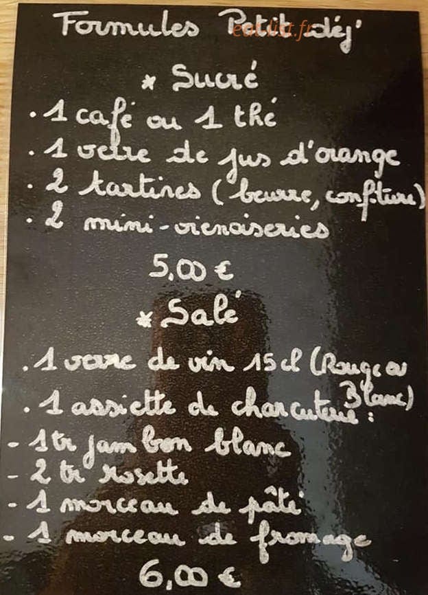 Chez la Mère Michel — carte page 5