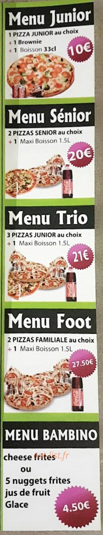Dolce pizz — carte page 4