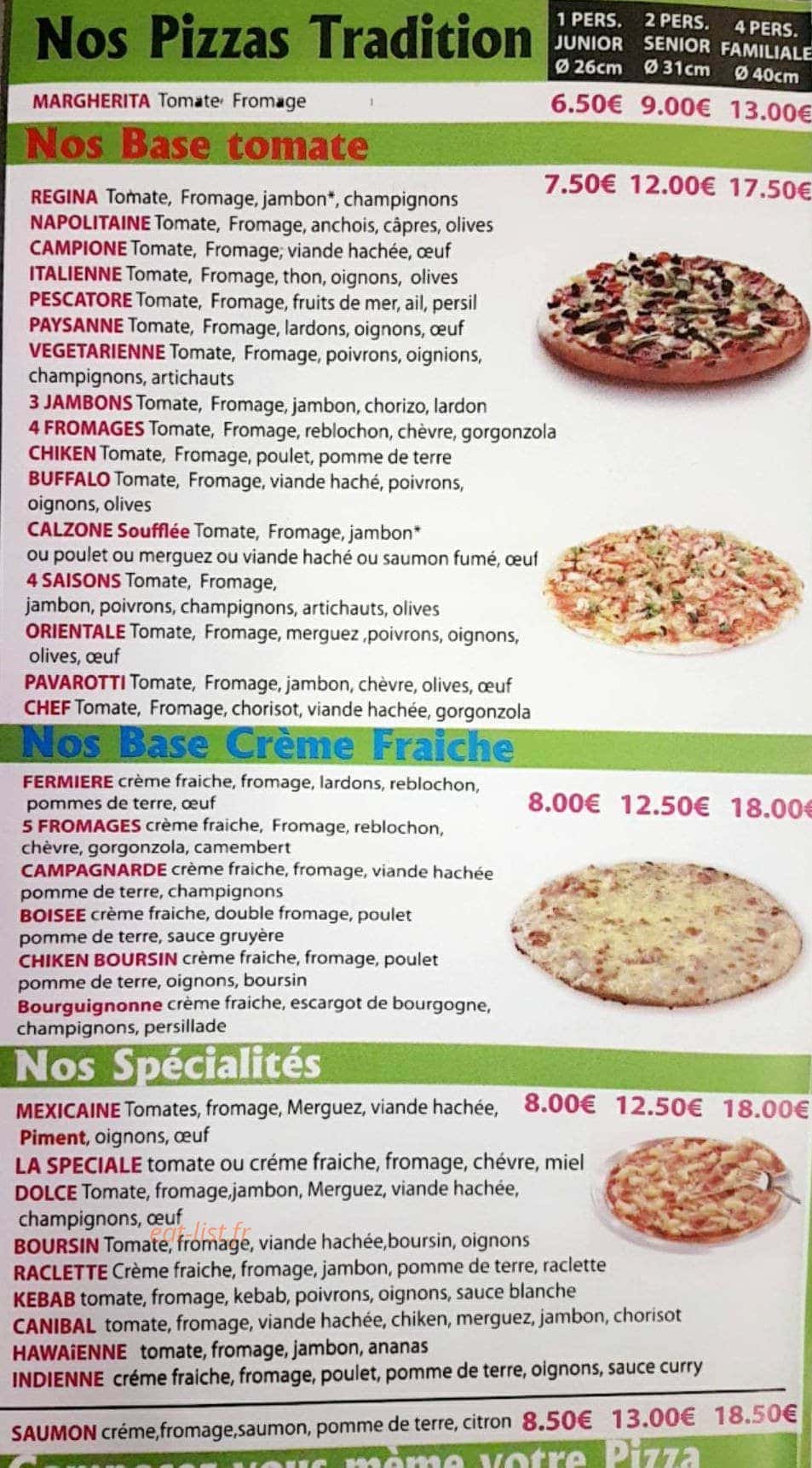 Dolce pizz — carte page 3