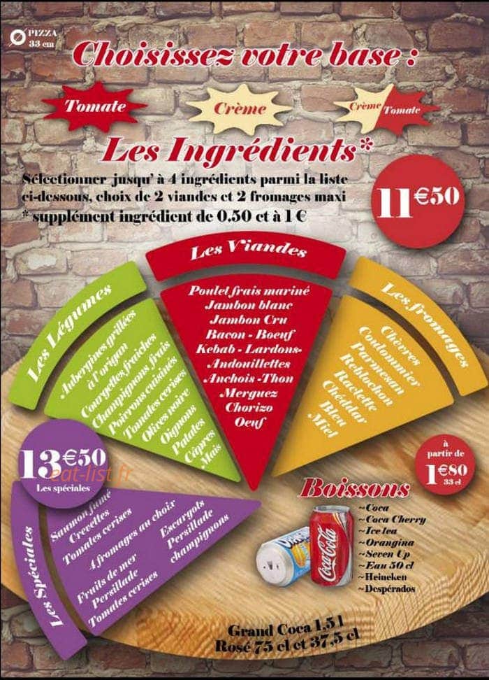 La compoz' pizza — carte page 2