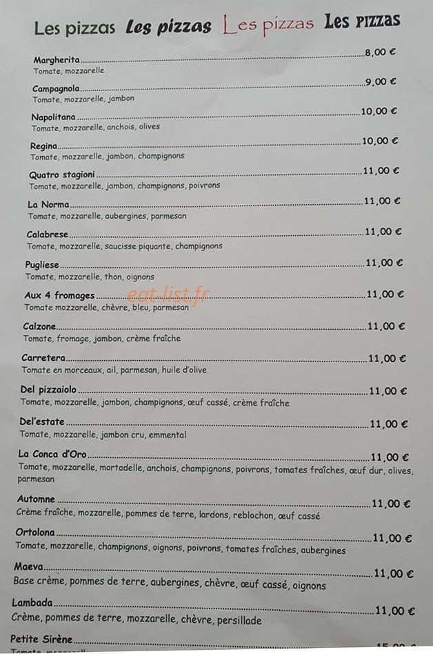 La Conca d'Oro — carte page 2