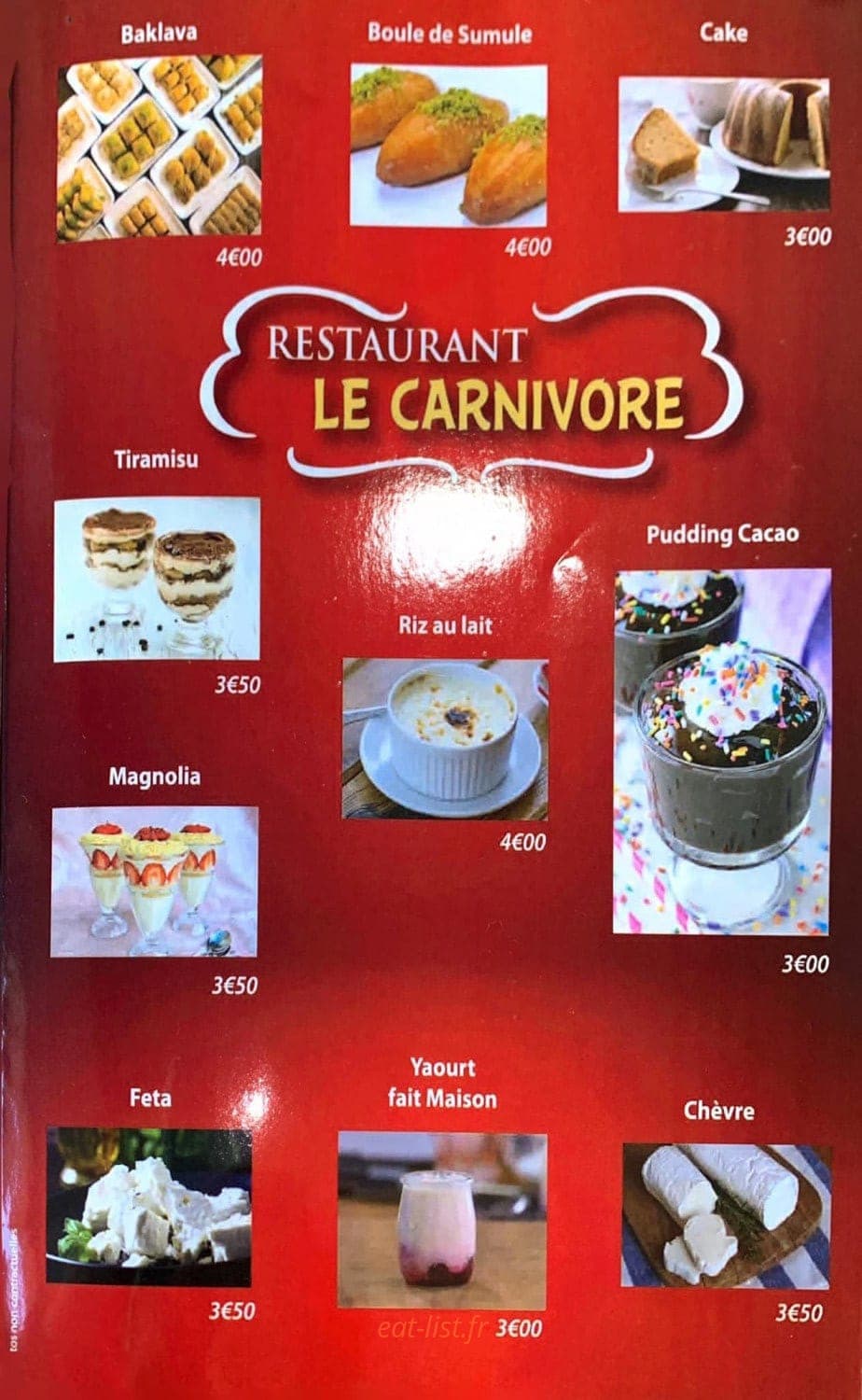 Le Carnivore — carte page 3