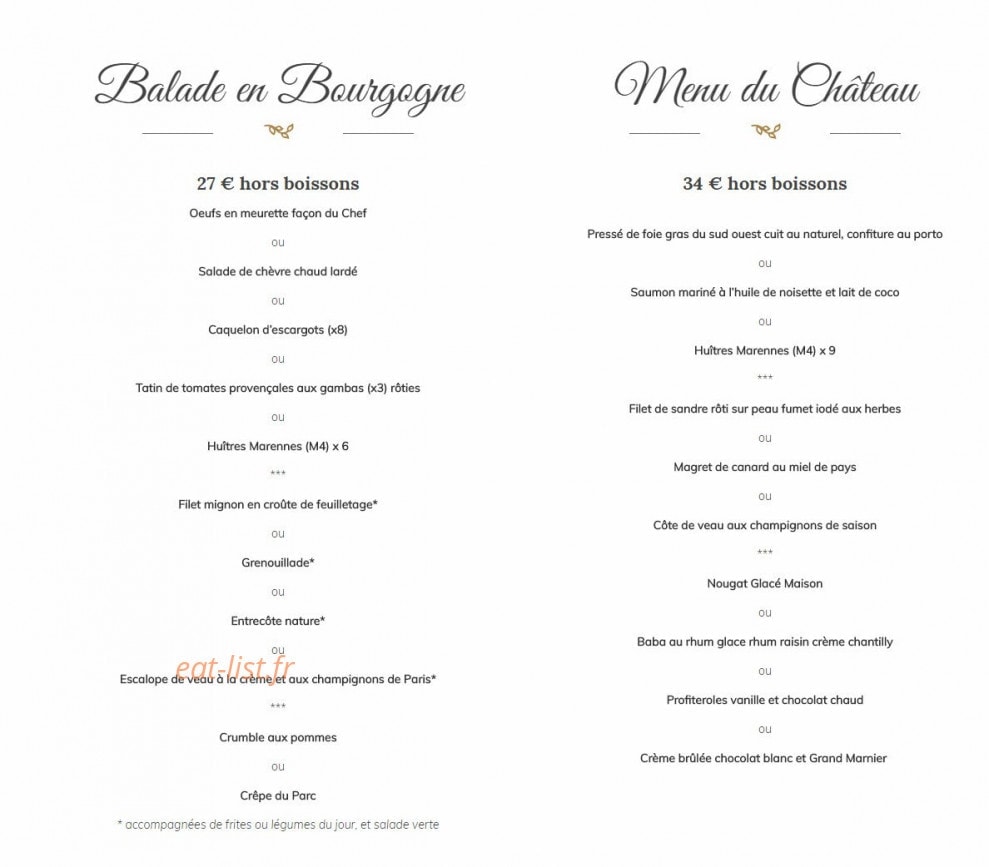 Le Creusot Hotel — carte page 2