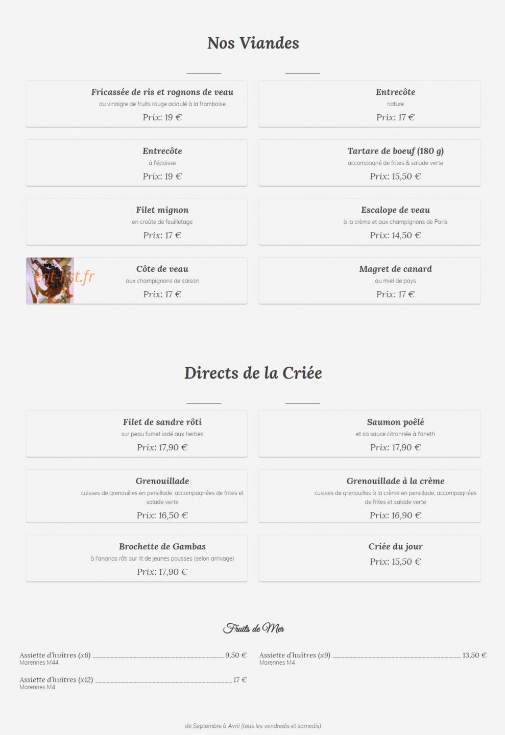 Le Creusot Hotel — carte page 4