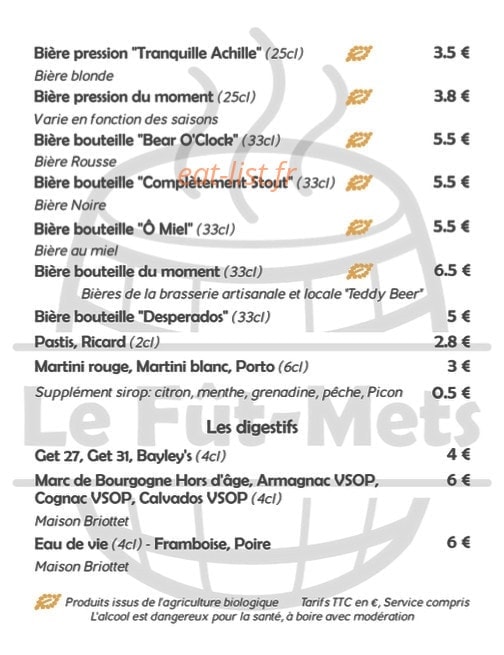 Le Fût-Mets — carte page 5