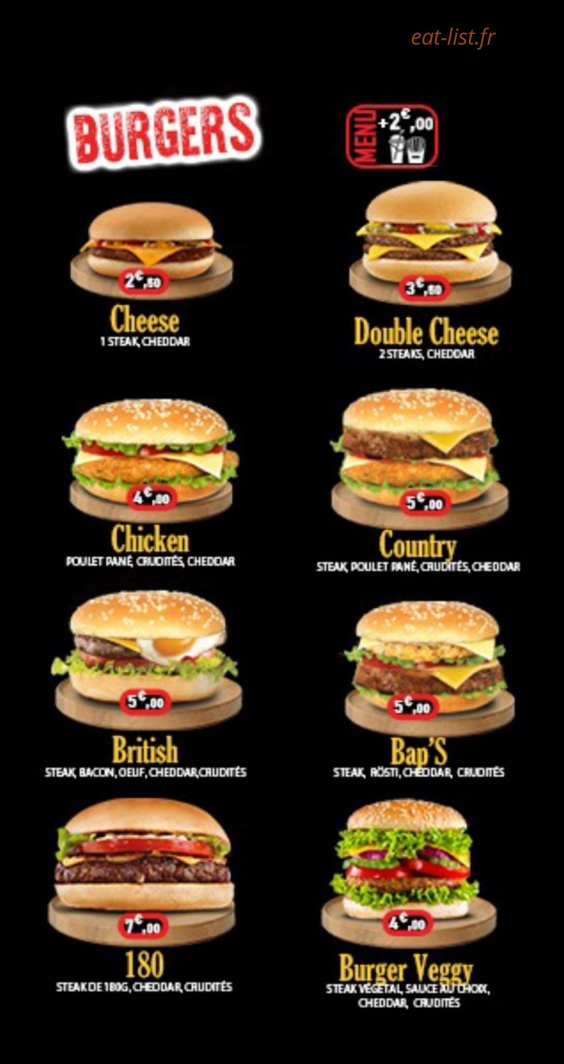 Tacos 7.1 — carte page 2
