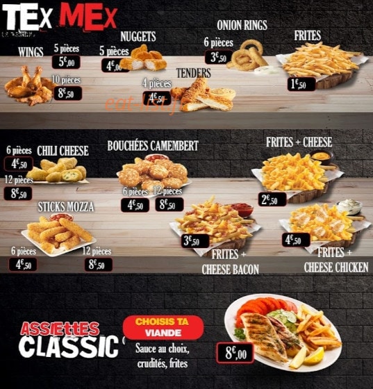 Tacos 7.1 — carte page 1