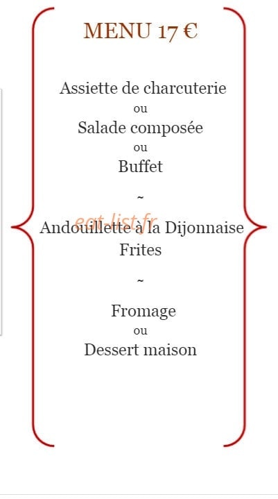 Auberge du Pont Jeanne Rose — carte page 3